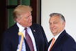 President Donald Trump welcomes Hungarian Prime Minister Viktor Orban to the White House in Washington, Monday, May 13, 2019. (AP Photo/Manuel Balce Ceneta)